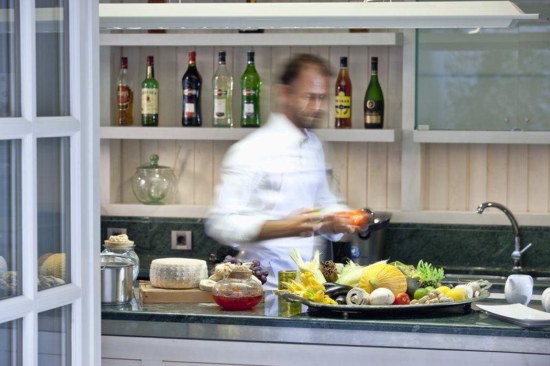 Palazzo Rimondi Boutique Hotel Ájosz Andóniosz Étterem fotó